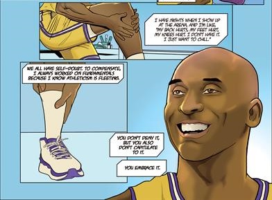 La vida de la leyenda del baloncesto Kobe Bryant quedará plasmada en un cómic