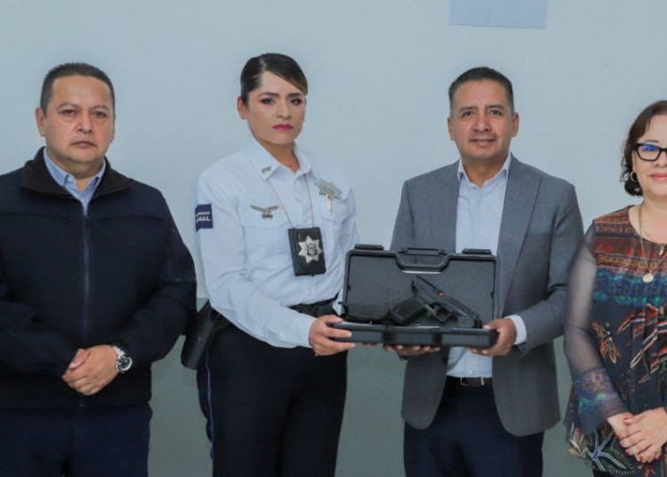 Con nuevo armamento, Tlatehui fortalece la Policía de San Andrés