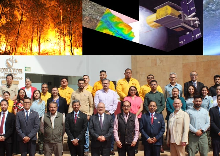 México e India se unen para combatir incendios forestales con monitoreo satelital