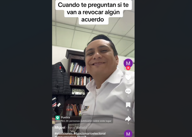 Denuncian acoso (y hueva) de consejero electoral