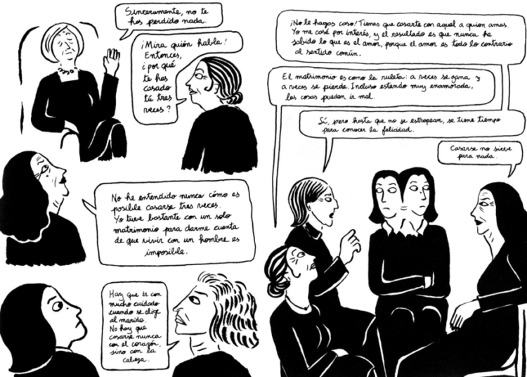 Bordados de Marjane Satrapi