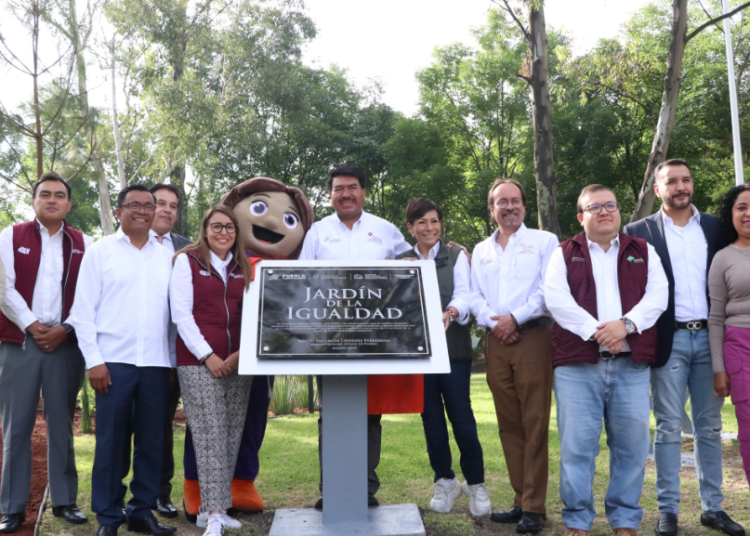 Inauguran Jardín de la Igualdad, está ubicado en el Parque Ecológico