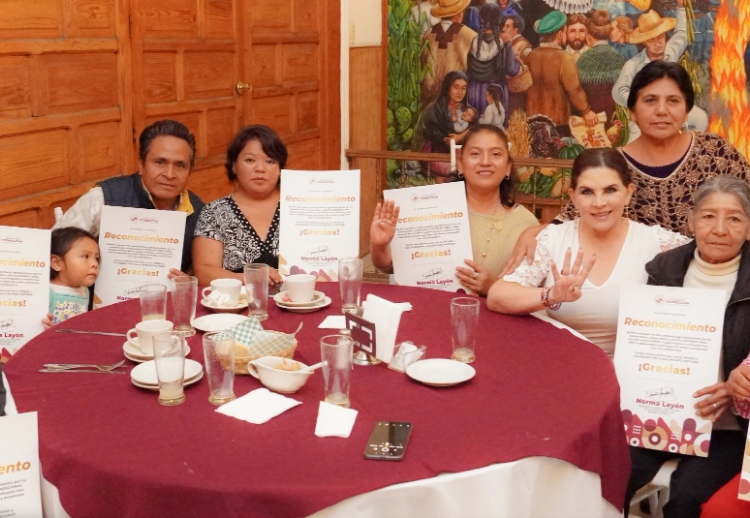 Layón se reúne con líderes de juntas auxiliares y talentos texmeluquenses