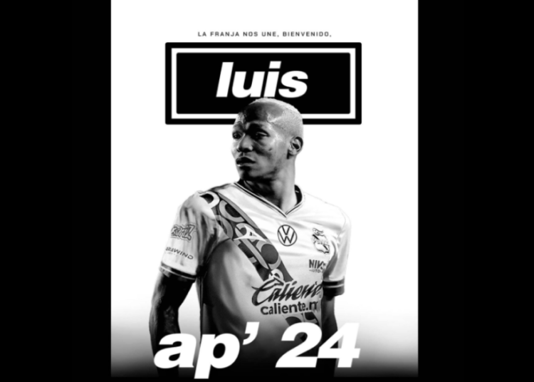 Luis Quiñones, nuevo jugador del Club Puebla