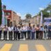 Paola Angón entrega vialidades en Momoxpan y San Cosme Texintla