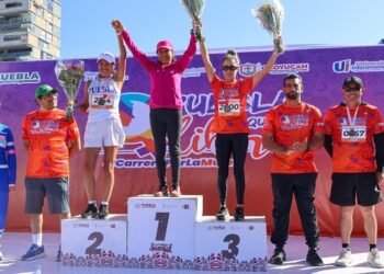 Celebran carrera ‘Puebla te quiere libre’ en el marco del Día Naranja
