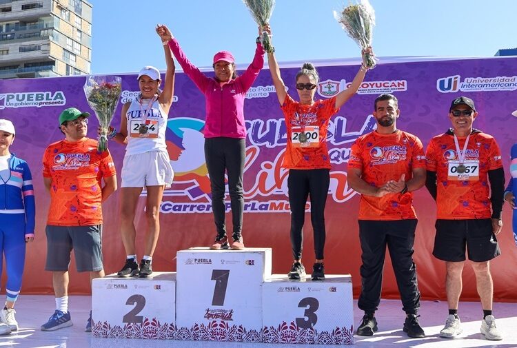 Celebran carrera ‘Puebla te quiere libre’ en el marco del Día Naranja