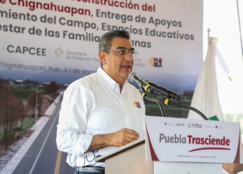 Con obras y programas, Sergio Salomón impulsa progreso integral en Chignahuapan