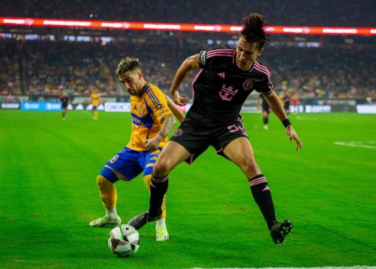 Tigres vencen al Inter Miami y aseguran primer lugar del grupo