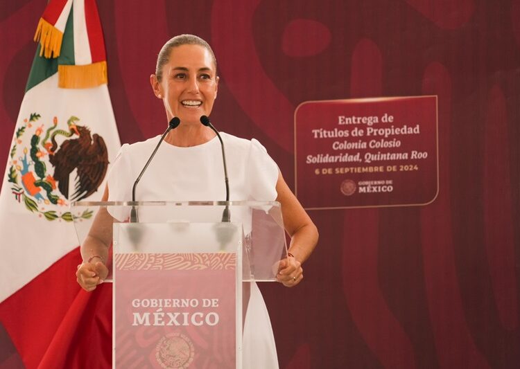 »Somos testigos de que la prosperidad está llegando al pueblo de Quintana Roo»: Claudia Sheinbaum