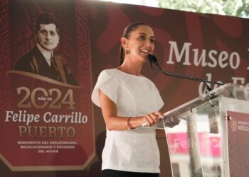 »Vamos a seguir apoyando el suroeste de México y al pueblo Maya»: Claudia Sheinbaum