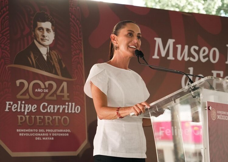 »Vamos a seguir apoyando el suroeste de México y al pueblo Maya»: Claudia Sheinbaum