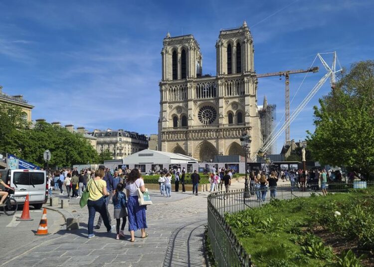 A diez semanas de su reapertura, a Notre Dame solo le faltan «algunos acabados»