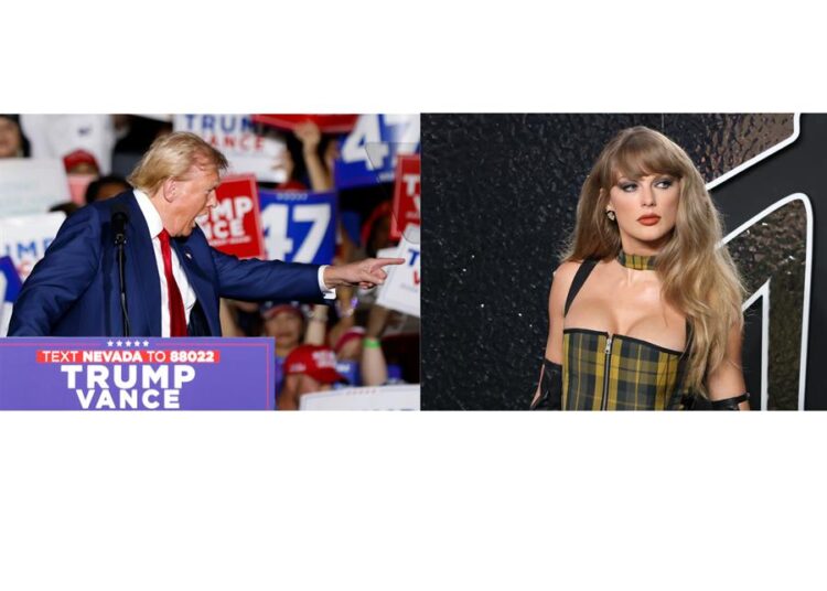 Trump firma que odia a Taylor Swift