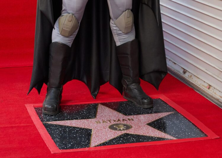 Batman, primer superhéroe con una estrella en el Paseo de la Fama