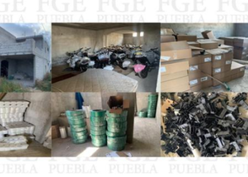 FGE recupera 41 motocicletas y mercancía en Huixcolotla