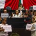 Claudia Rivera urge a superar intereses partidistas y avalar reforma a la GN