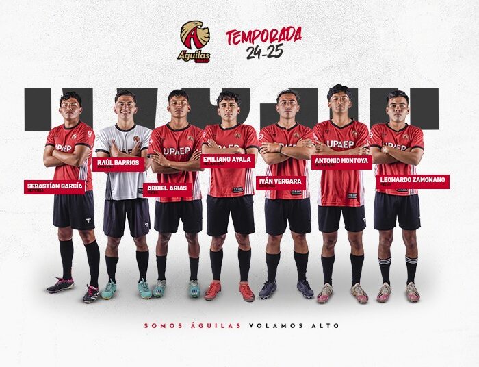7 refuerzos llegan al equipo de fútbol de las Águilas Upaep