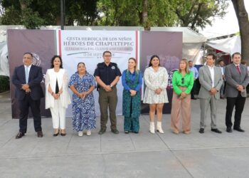 Encabeza Angon Ceremonia por el CLXXVII aniversario de la gesta heroica de los Niños Héroes de Chapultepec