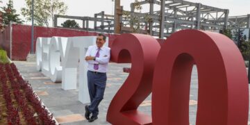 El gobernador Sergio Salomón Céspedes supervisa construcción del campus del IPN