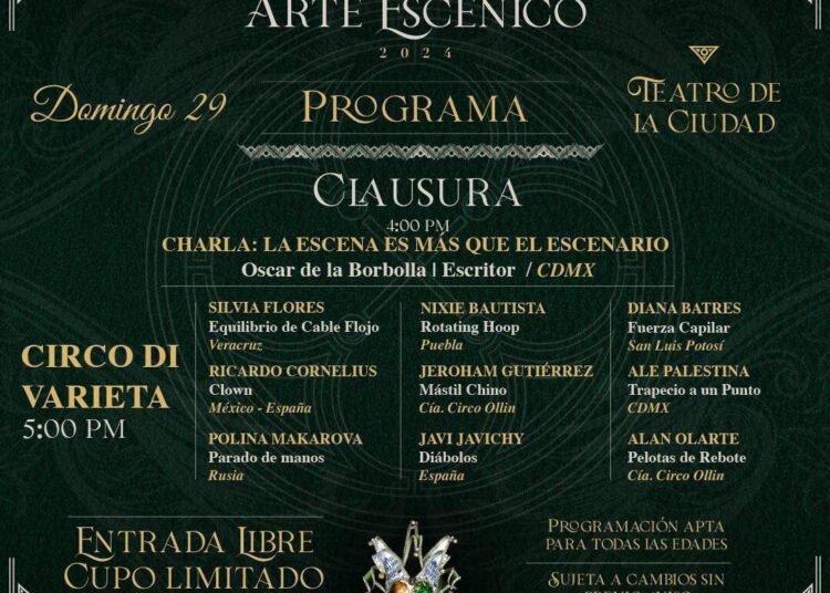 Regresa el Festival Circense en su sexta edición a la ciudad de Puebla