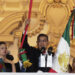 «¡Viva la familia y el humanismo mexicano!» Sergio Salomón en Grito de Independencia
