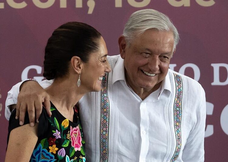 Sheinbaum defiende a AMLO por supuestos vínculos con narcotráfico
