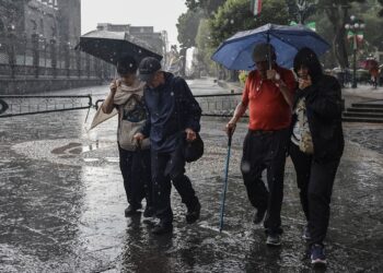Frente frío provocará lluvias intensas