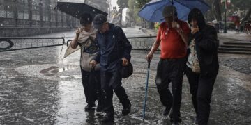 Frente frío provocará lluvias intensas