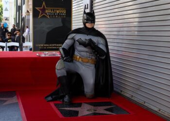 Batman, primer superhéroe con estrella en Paseo de la Fama de Hollywood