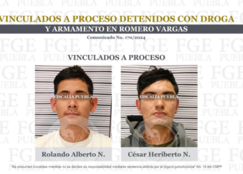 Detenidos con droga y armamento en Romero Vargas son vinculados a proceso