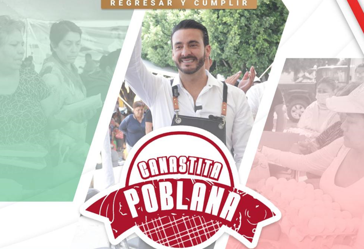 Regresa diputado Antonio López a su distrito con “Canastita Poblana”
