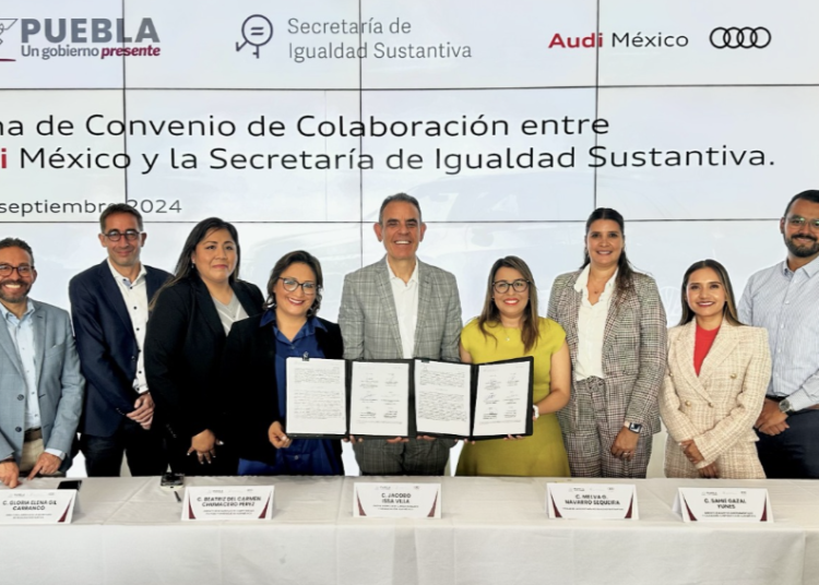 Audi firma convenio con la Secretaría de Igualdad Sustantiva del Estado de Puebla