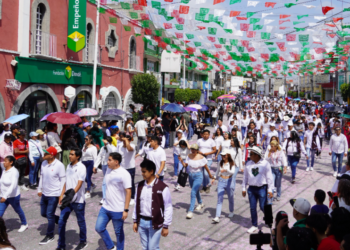 Texmelucan celebra desfile por 214 Aniversario de Independencia