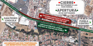 Infraestructura anuncia cierre parcial de Bulevar Forjadores, altura Cruz del Sur