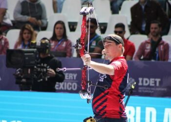 James Lutz es campeón del arco compuesto varonil de la Copa del Mundo Tlaxcala 2024