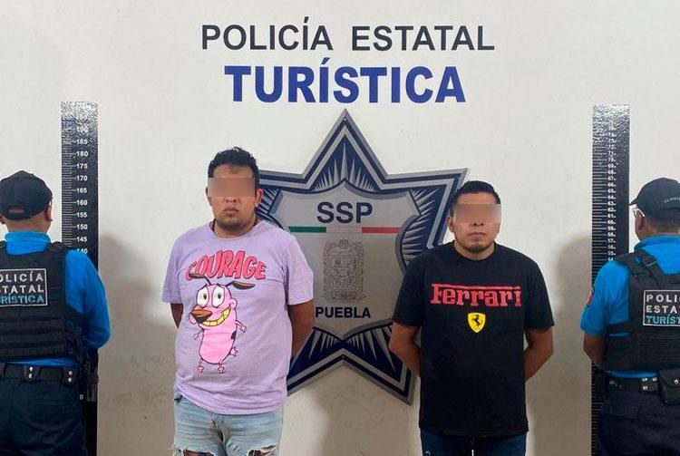 Detiene SSP a dos hombres por robo a una usuaria de RUTA