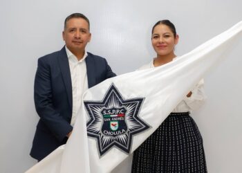 Lupita Cuautle asume el mando de Seguridad Pública en San Andrés Cholula