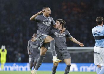 Real Madrid vence 1-2 al Celta con goles de Mbappé y Vinícius