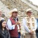 Sergio Salomón supervisó avance del Museo de Sitio en la Zona Arqueológica de Teteles