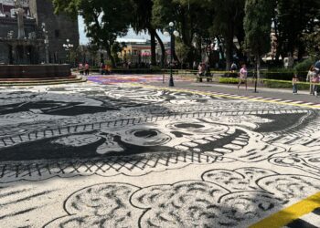 VIDEO: Inauguran Tapete Monumental y “El Sendero al Mictlán”