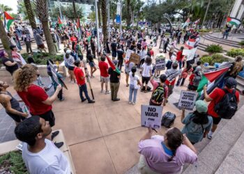 Centenares claman frente a la Casa Blanca contra la «complicidad» del «genocidio» en Gaza