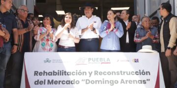 Salomón Céspedes presidió la inauguración de la rehabilitación del Mercado «Domingo Arenas»