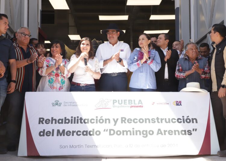 Salomón Céspedes presidió la inauguración de la rehabilitación del Mercado «Domingo Arenas»