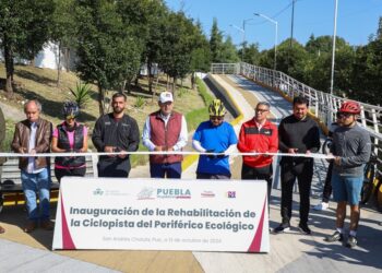 Céspedes inaugura remodelación de ciclopista del Periférico