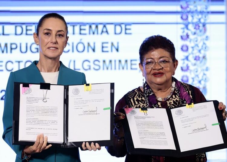Sheinbaum propone reglas para primera elección popular del Poder Judicial