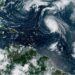 Huracán de categoría 4 Kirk y tormenta Leslie avanzan en aguas abiertas del Atlántico