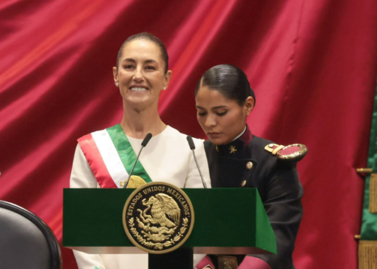 Éste es el discurso que dio Claudia Sheinbaum en la toma de posesión