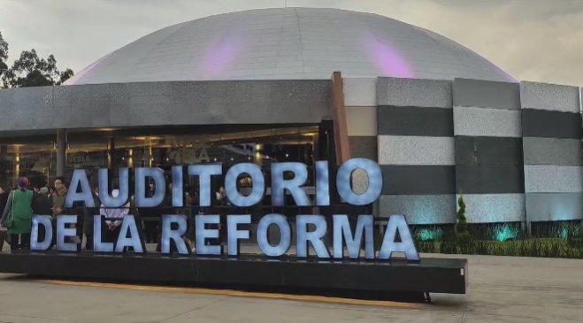 Céspedes inauguró la rehabilitación del Auditorio de la Reforma