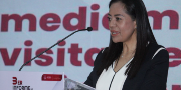 Ariadna Ayala, presidenta atlixquense, rinde su Tercer informe de gobierno